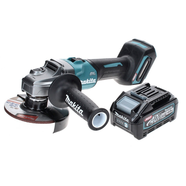Makita GA 008 GM1 Akku Winkelschleifer 40 V max. 125 mm Brushless  XGT + 1x Akku 4,0 Ah - ohne Ladegerät