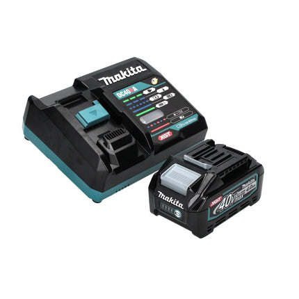 Makita GA008GM101 Meuleuse d'angle sans fil 125 mm 40V max. Brushless XGT + 1x Batterie 4,0 Ah + Chargeur + Coffret Makpac