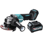 Makita GA 016 GD1 Cordless angle grinder 40 V max. 125 mm Brushless XGT + 1x rechargeable battery 2.5 Ah - without charger