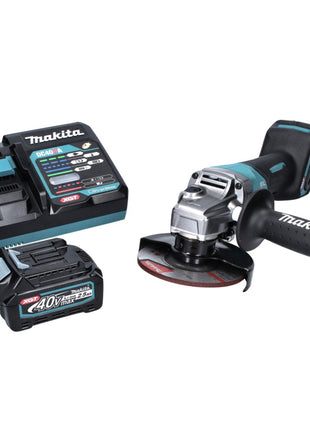 Makita GA 016 GD1 Akku Winkelschleifer 40 V max. 125 mm Brushless  XGT + 1x Akku 2,5 Ah + Ladegerät