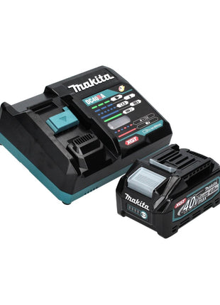 Kit source d'alimentation Makita 40 V max. avec batterie BL 4040 4,0 Ah XGT (191B26-6) + chargeur rapide DC 40 RA XGT LXT (191E07-8)