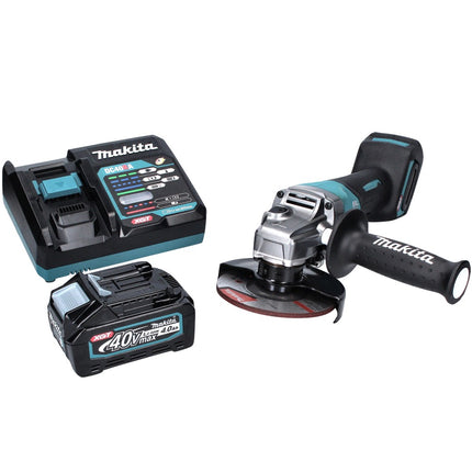 Makita GA 016 GM1 Smerigliatrice angolare a batteria 40 V max. 125 mm Brushless  XGT + 1x batteria 4,0 Ah + caricabatteria