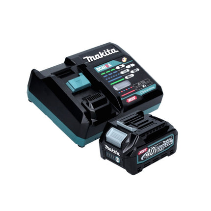 Amoladora angular a batería Makita GA 016 GD101 40 V máx. 125 mm sin escobillas XGT + 1x batería 2,5 Ah + cargador + Makpac
