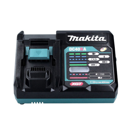 Kit di alimentazione Makita 40 V max. con 4x batterie BL 4040 4,0 Ah XGT ( 4x 191B26-6 ) + caricatore rapido DC 40 RA XGT LXT ( 191E07-8 )