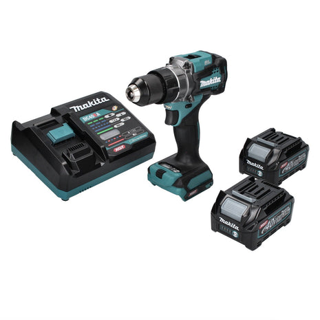 Makita DF 001 GD2 Perceuse-visseuse sans fil 40 V maxi 140 Nm XGT brushless + 2x Batteries 2,5 Ah + Chargeur