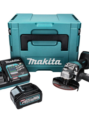 Makita GA 016 GM101 Akku Winkelschleifer 40 V max. 125 mm Brushless  XGT + 1x Akku 4,0 Ah + Ladegerät + Makpac