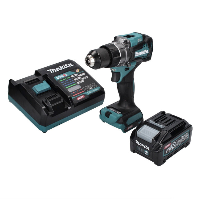 Makita DF 001 GM1 Cordless drill driver 40 V max. 140 Nm XGT Brushless + 1x rechargeable battery 4.0 Ah + charger