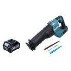 Makita JR 001 GD1 Akku Reciprosäge 40 V max. Brushless Säbelsäge XGT + 1x Akku 2,5 Ah - ohne Ladegerät, ohne Koffer