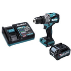 Makita HP 001 GD1 Akku Schlagbohrschrauber 40 V max. 140 Nm XGT Brushless + 1x Akku 2,5 Ah + Ladegerät