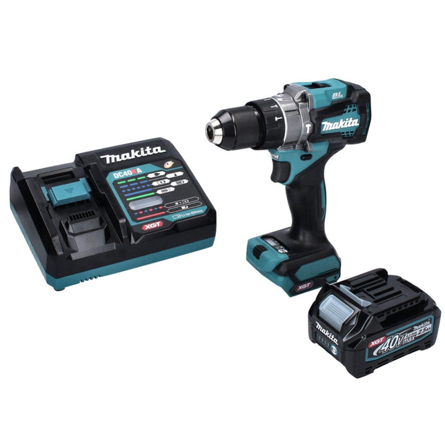 Makita HP 001 GD1 Akku Schlagbohrschrauber 40 V max. 140 Nm XGT Brushless + 1x Akku 2,5 Ah + Ladegerät