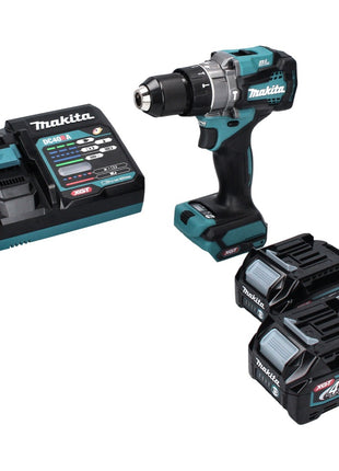 Makita HP 001 GD2 Akku Schlagbohrschrauber 40 V max. 140 Nm XGT Brushless + 2x Akku 2,5 Ah + Ladegerät