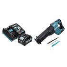 Sierra alternativa a batería Makita JR 001 GM1 40 V máx. Sierra de sable sin escobillas XGT + 1x batería 4,0 Ah + cargador - sin estuche