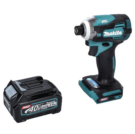 Makita TD 001 GD1 Akku Schlagschrauber 40 V 220 Nm1/4" XGT Brushless + 1x Akku 2,5 Ah - ohne Ladegerät