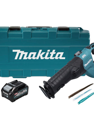 Sierra alternativa a batería Makita JR 001 GM101 40 V máx. Sierra de sable sin escobillas XGT + 1x batería 4,0 Ah + estuche - sin cargador