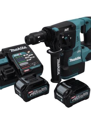 Makita HR 004 GD2 Akku Kombihammer 40 V max. 2,8 J SDS plus XGT Brushless + 2x Akku 2,5 Ah + Ladegerät