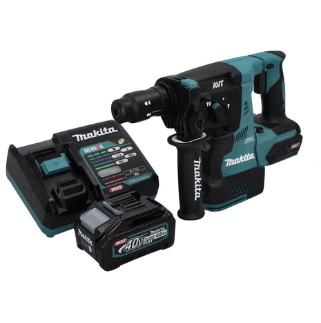 Makita HR 004 GM1 Akku Kombihammer 40 V max. 2,8 J SDS plus XGT Brushless + 1x Akku 4,0 Ah + Ladegerät