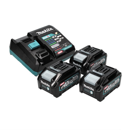 Taladro atornillador inalámbrico Makita DF 001 GM301 40 V máx. 140 Nm XGT Brushless + 3x baterías 4,0 Ah + cargador + Makpac