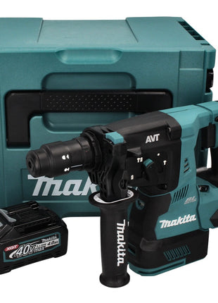 Makita HR 004 GM101 Akku Kombihammer 40 V max. 2,8 J SDS plus XGT Brushless + 1x Akku 4,0 Ah + Makpac - ohne Ladegerät