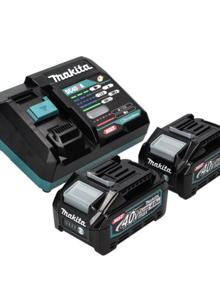 Makita TD 001 GM2 Akku Schlagschrauber 40 V 220 Nm 1/4" XGT Brushless + 2x Akku 4,0 Ah + Ladegerät