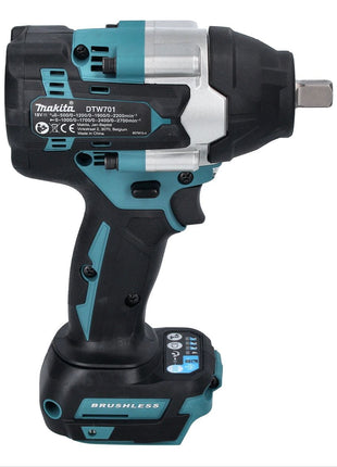 Makita DTW 701 Z Llave de impacto a batería 18 V 700 Nm 1/2" XPT Brushless Solo - sin batería, sin cargador