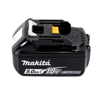 Makita DPB 183 T1 Sierra de cinta sin cable 18 V 66 mm sin escobillas + 1x Batería 5.0 Ah - sin cargador