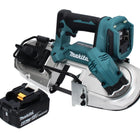 Makita DPB 183 G1 cordless band saw 18 V 66 mm brushless + 1x battery 6,0 Ah - without charger
