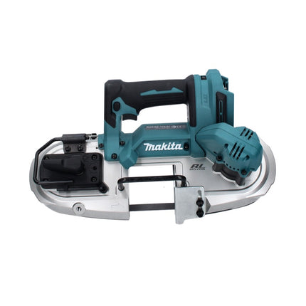 Makita DPB 183 RG Scie à ruban sans fil 18 V 66 mm Brushless + 2x Batteries 6,0 Ah + Chargeur