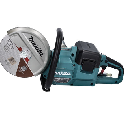 Makita DCE 090 M2X1 Cordless Brushless Disc Cutter 36 V (2x 18 V) 230 mm + Batteries 4.0 Ah - without Charger
