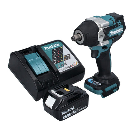 Makita DTW 700 RM1 akumulatorowy klucz udarowy 18 V 700 Nm 1/2" XPT bezszczotkowy + 1x akumulator 4,0 Ah + ładowarka