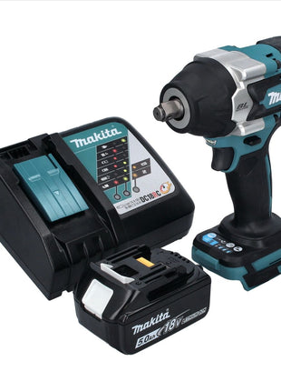 Makita DTW 700 RT1 clé à chocs sans fil 18 V 700 Nm 1/2" XPT Brushless + 1x batterie 5,0 Ah + chargeur