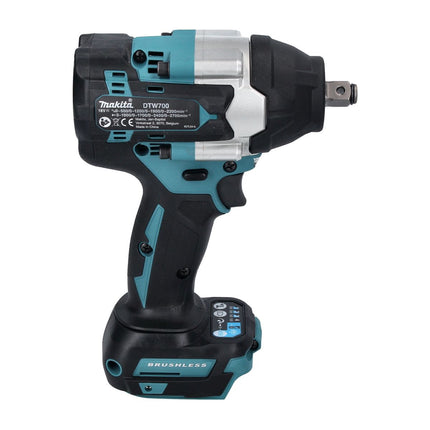 Makita DTW 700 G1 akumulatorowy klucz udarowy 18 V 700 Nm 1/2" XPT bezszczotkowy + 1x akumulator 6,0 Ah - bez ładowarki