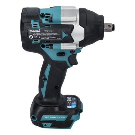 Makita DTW 700 RG akumulatorowy klucz udarowy 18 V 700 Nm 1/2" XPT bezszczotkowy + 2x akumulator 6,0 Ah + ładowarka