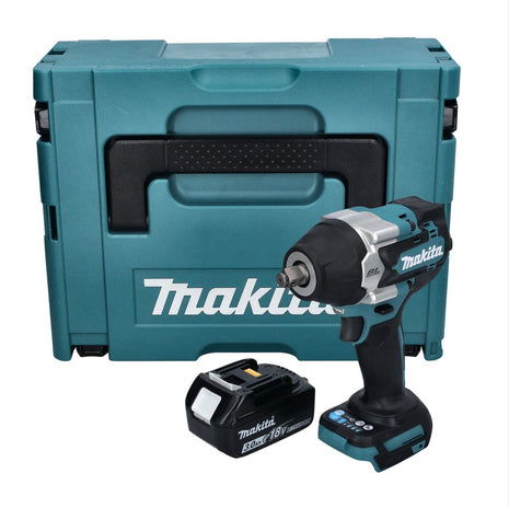 Makita DTW 700 F1J Visseuse à chocs sans fil 18 V 700 Nm 1/2" XPT brushless + 1x Batterie 3,0 Ah + Makpac - sans chargeur