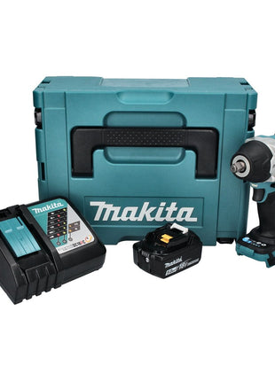 Makita DTW 700 RT1J Atornillador de impacto inalámbrico 18 V 700 Nm 1/2" XPT Brushless + 1x batería 5,0 Ah + cargador + Makpac