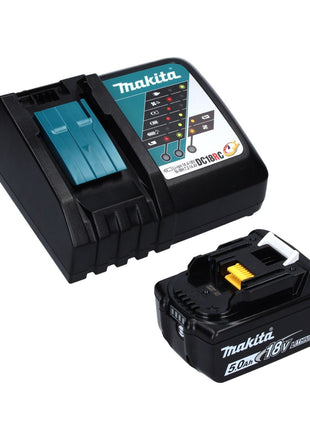 Makita DTW 700 RT1J Atornillador de impacto inalámbrico 18 V 700 Nm 1/2" XPT Brushless + 1x batería 5,0 Ah + cargador + Makpac