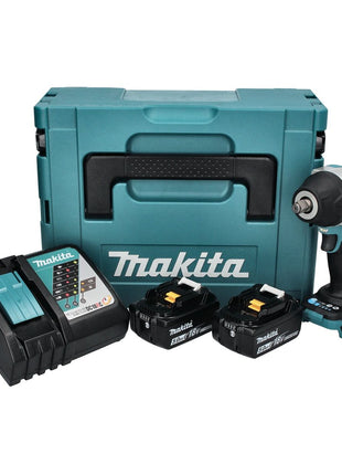 Makita DTW 700 RTJ clé à chocs sans fil 18 V 700 Nm 1/2" XPT Brushless + 2x batterie 5,0 Ah + chargeur + Makpac