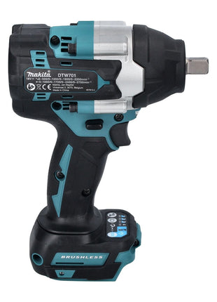 Makita DTW 701 RG1 Akku Schlagschrauber 18 V 700 Nm 1/2" XPT Brushless + 1x Akku 6,0 Ah + Ladegerät