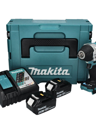 Makita DTW 701 RMJ Akku Schlagschrauber 18 V 700 Nm 1/2" XPT Brushless + 2x Akku 4,0 Ah + Ladegerät + Makpac