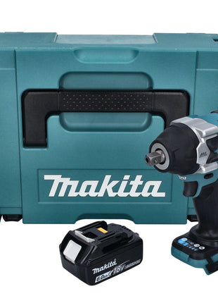 Makita DTW 701 G1J Clé à chocs sans fil 18 V 700 Nm 1/2" XPT Brushless + 1x batterie 6,0 Ah + Makpac - sans chargeur