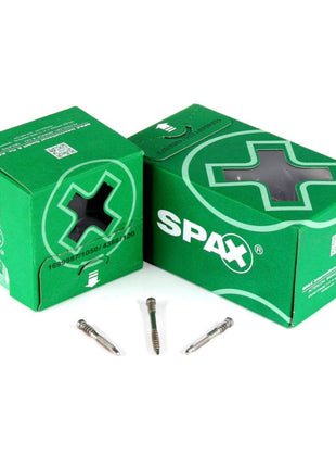 Vis de terrasse SPAX aluminium 5,0 x 51 mm 500 pièces Acier inoxydable A2 (5x 0557000500513) filetage de fixation culasse Torx T-STAR Plus Foret T25