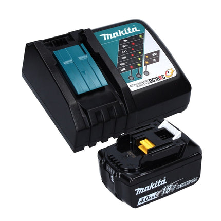 Makita DPO 600 RM1 Levigatrice eccentrica a batteria 18 V 150 mm XPT Brushless + 1x batteria 4,0 Ah + caricabatteria