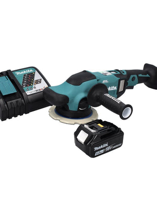 Makita DPO 600 RT1 Akku Exzenterpolierer 18 V 150 mm XPT Brushless + 1x Akku 5,0 Ah + Ladegerät