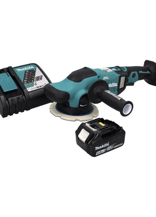 Makita DPO 600 RG1 Akku Exzenterpolierer 18 V 150 mm XPT Brushless + 1x Akku 6,0 Ah + Ladegerät