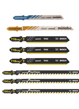 Metabo STEB 65 Quick Stichsäge 450 Watt + 6x Stichsägeblatt + Koffer