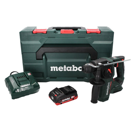 Metabo BH 18 LTX BL 16 Perceuse à percussion sans fil 18 V 1,3 J SDS-plus Brushless + 1x Batterie 4,0 Ah + Chargeur + Coffret MetaBOX