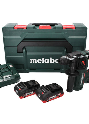 Metabo BH 18 LTX BL 16 Akku Bohrhammer 18 V 1.3 J SDS-plus Brushless ( 600324800 ) + 2x Akku 4,0 Ah + Ladegerät + MetaBOX