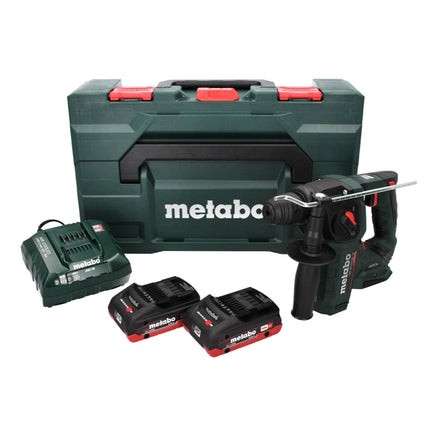 Metabo BH 18 LTX BL 16 cordless hammer drill 18 V 1.3 J SDS-plus Brushless ( 600324800 ) + 2x battery 4.0 Ah + charger + MetaBOX