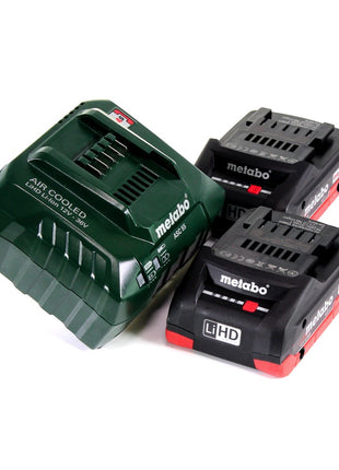 Marteau perforateur à batterie Metabo BH 18 LTX BL 16 18 V 1,3 J SDS-plus brushless (600324800) + 2x batterie 4,0 Ah + chargeur + MetaBOX