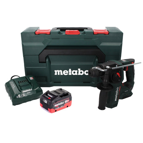 Metabo BH 18 LTX BL 16 Perceuse à percussion sans fil 18 V 1,3 J SDS-plus Brushless + 1x Batterie 8,0 Ah + Chargeur + Coffret MetaBOX