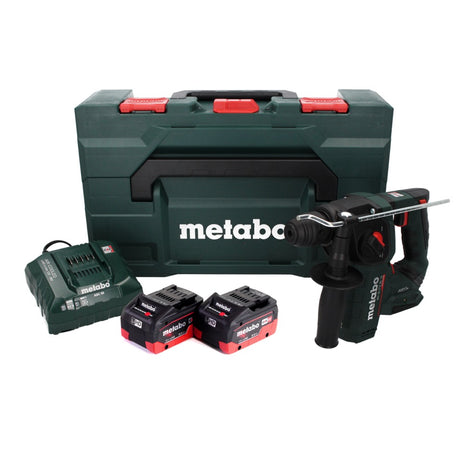 Metabo BH 18 LTX BL 16 taladro percutor a batería 18 V 1,3 J SDS-plus sin escobillas + 2x batería 8,0 Ah + cargador + MetaBOX